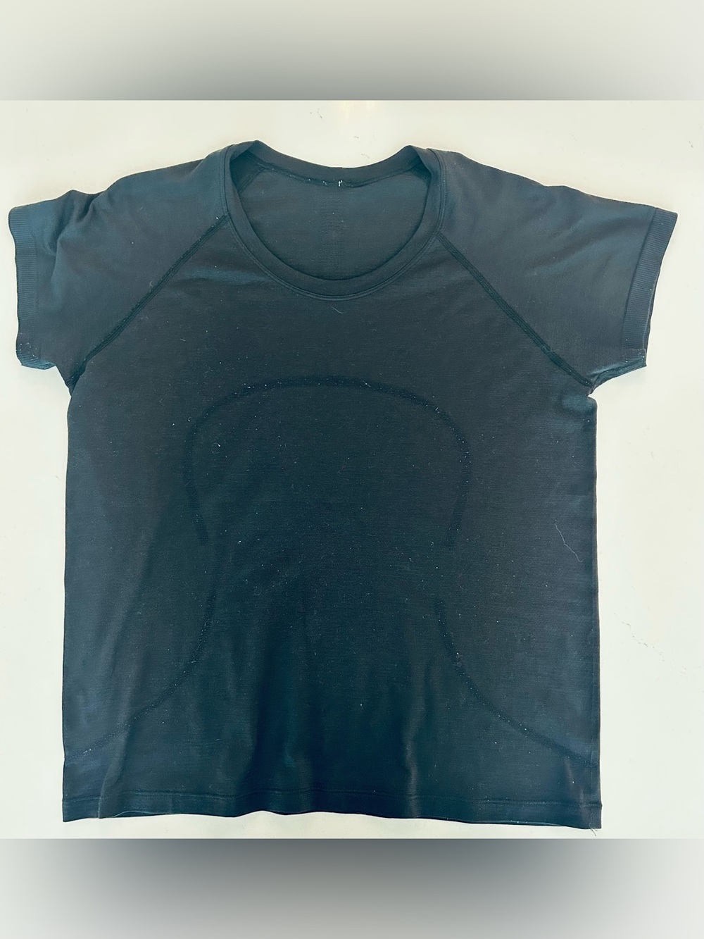 Lululemon Black Crew Neck Athletic Tee